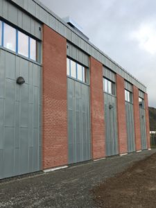 Førde Metallprodukt - båndtekking zink - Førdefjorden Energi