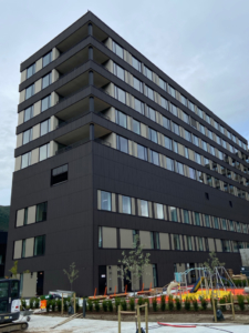 Fasade aluminiumspanel - Førde sjukehus